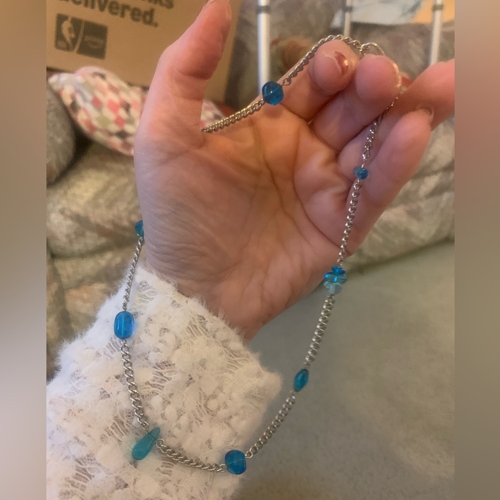 ❤️5 for $20❤️Blue Necklace - Picture 2 of 7